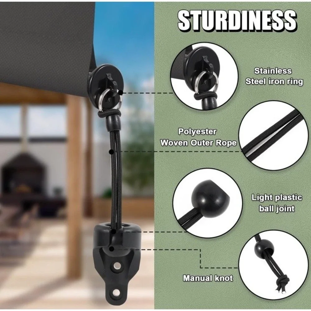 Lihopefe Universal Replacement, mounting Bracket for Indoor/Outdoor Sun Blind...